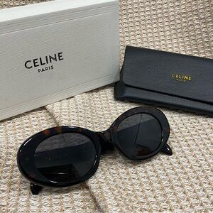 Celine Women's Tortoise Shell Sunglasses